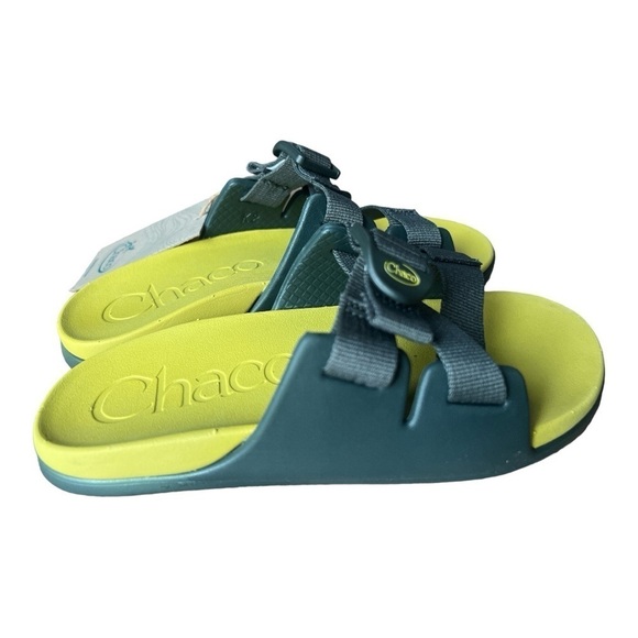 NWT Chaco Kids Chillos Slip On Adjustable Water Walking Sandals in Scarab, Sz 2 - Picture 3 of 9
